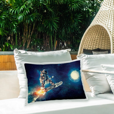Coussin extérieur Astronaut on Spaceship par RC Ecommerce