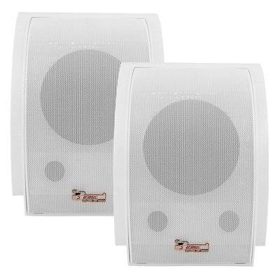 5 Core Outdoor Speakers Stereo In Wall 100W Peak Passive Home Audio System
