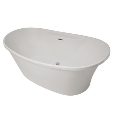 Breanne 66'' x 36'' Soaking Acrylic Bathtub