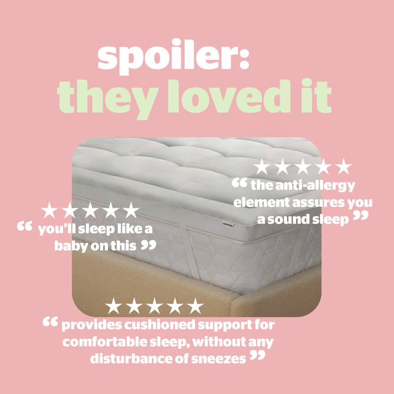 Silentnight Anti-Allergy Ultimate Mattress Topper 500, Double (4'6)