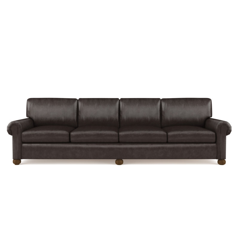 Leroy Sofa, 36" H x 120" W x 49" D, Pumice Velvet 