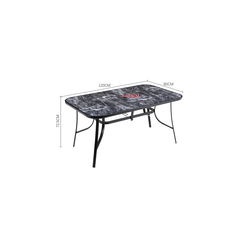 7- Pieces 6 -Person Outdoor Table Set