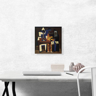 " Three Musicians, Fontainebleau 1921 " by Pablo Picasso Painting Print