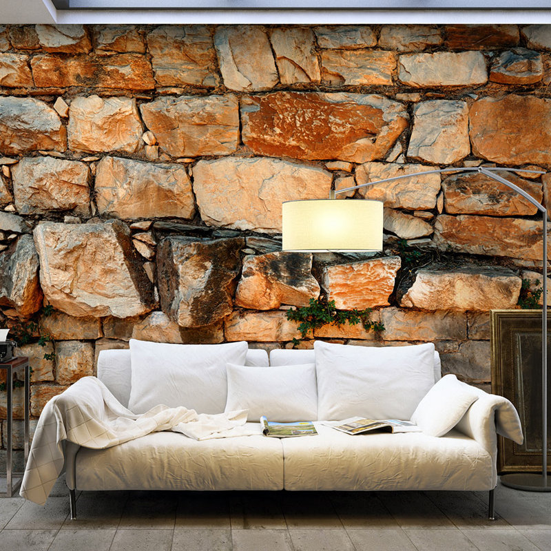 Dzire Textured Matte Peel & Stick Mural, 343 cm x 245 cm