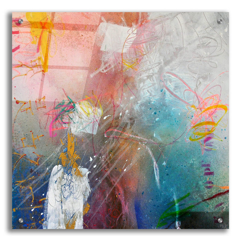 " Open Your Mind 1 " by Bea Garding Schubert, 24" H x 24" W x 0.2" D
