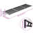 Vidaxl Door Canopy Black And Transparent Polycarbonate-102412411