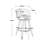 Two Pieces Counter Height Bar Stools, Kitchen Bar Stools-1725571644