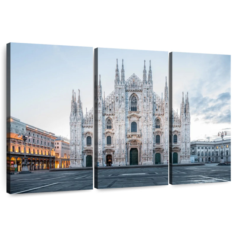 Adella Historic Milan Cathedral, 28" H x 45" W