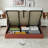 Coletti Hydraulic Lift Up Storage Wingback Upholstered Platform Bed-924078025-881986372