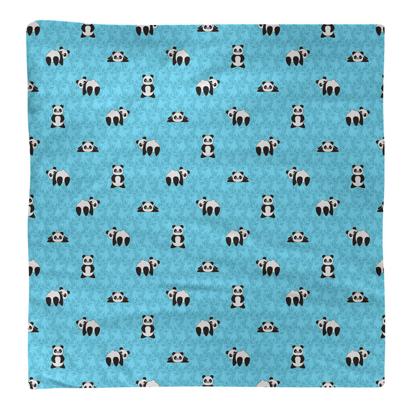 Polyester Square Napkin, Blue, 0.1" H x 22" W x 22" D, Polyester Twill