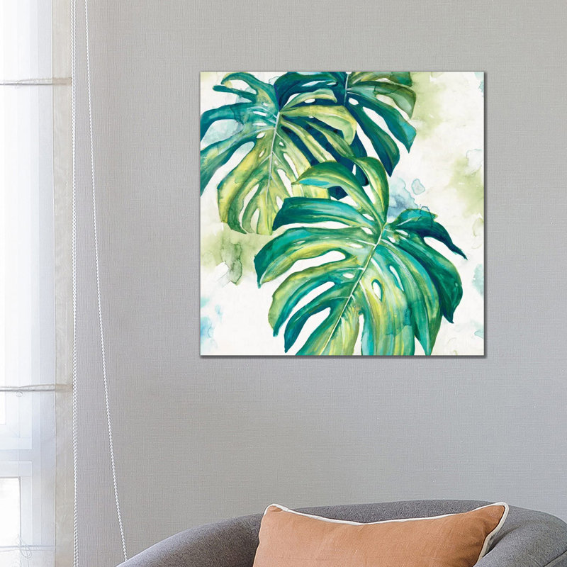 Summer Botanics I 1 Piece Wrapped Canvas Painting, 66.04 cm H x 66.04 cm W x 1.91 cm D