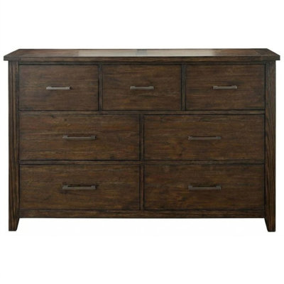 7 tiroirs 60 po Moshe Commode noyer foncé