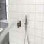 Système de douche mural double nickel brossé 12 pouces, valve équilibrée, pluie et douchette, carré de jet réglable à 360 ° avec finition, - douchette Scald pour douches remplies de confort