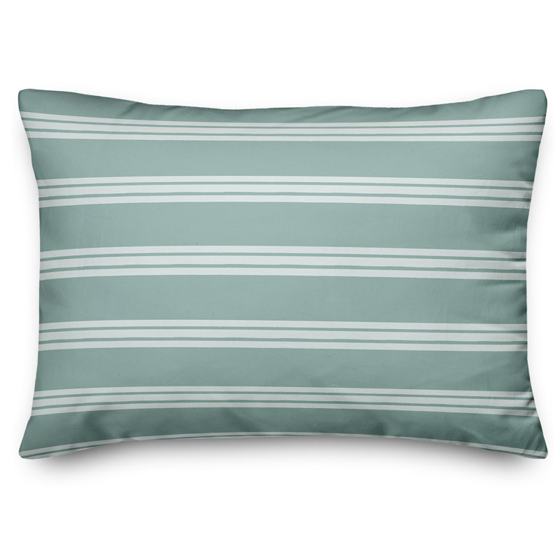 Coussin Stripes, Bleu