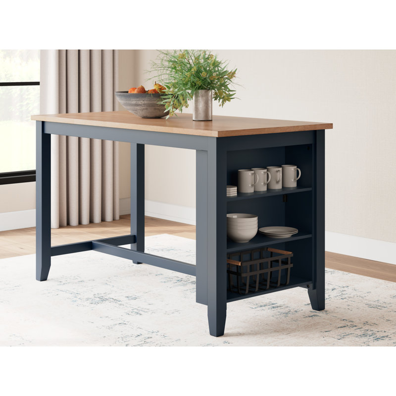 Malkin Counter Height Dining Table, Blue