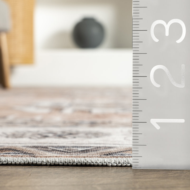 Tapis lavable à la machine Evelina, Rectangle 9 pi x 12 pi