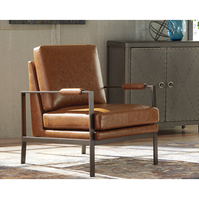 Mikayla Faux Leather Armchair