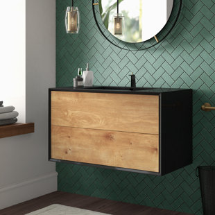 Kiskimere 36'' Single Bathroom Vanity with Acrylic Top