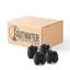 2 po Roulettes pivotantes en nylon noir avec roulettes Samson