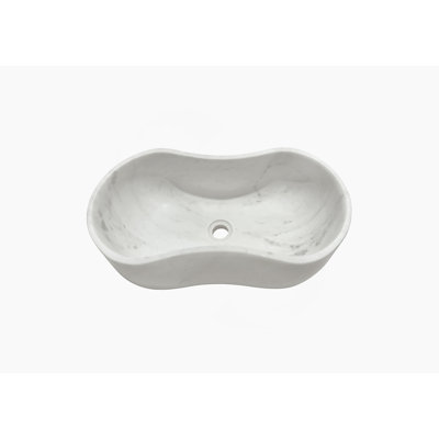 Bathroom Vessel Sink With Pre-Drilled Drain Hole
