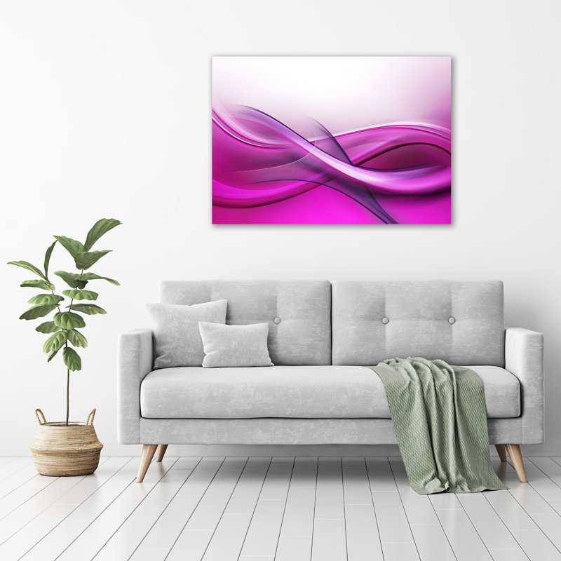 Waves Background - No Frame Print on Canvas