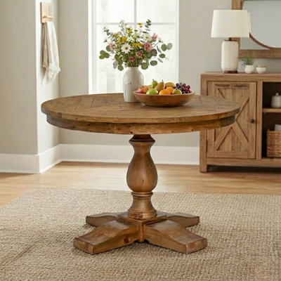 Solid Wood Round Dining Table