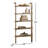 Antoniah 5-Tier Wall Mounted Solid Wood Bookshelf