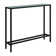 Lathem Glass Top Console Table