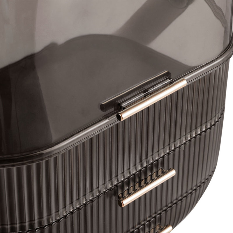 Angeligue Acrylic Makeup Organiser, Black