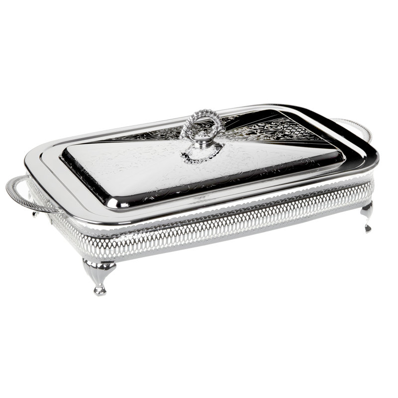 Queen Anne Rectangle Glass Casserole