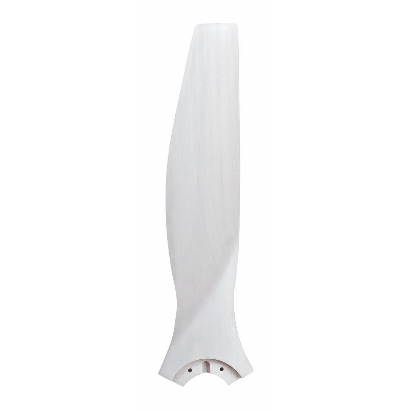 Ensemble de 3 pales de ventilateur de plafond intérieur / extérieur Spitfire - blanc délavé, Blanchies