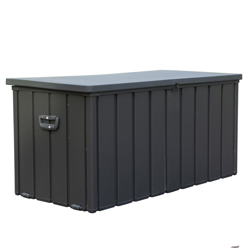 120 Gallon Outdoor Storage Deck Box Waterproof, 27.56" H x 49.41" W x 24.69" D