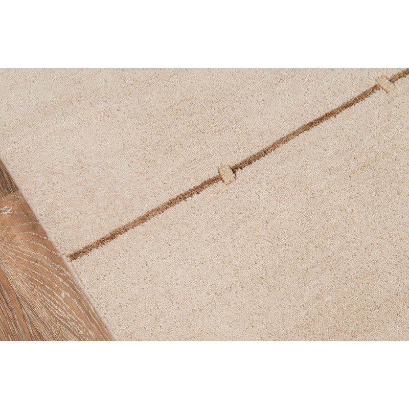 Aliriza Wool Striped Indoor Rug, Rectangle 3'6" x 5'6"