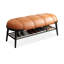 Banc rembourré orange-1802453373