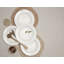 Waterside Professional Alumina White Porcelain Classic Rim Pasta Bowls