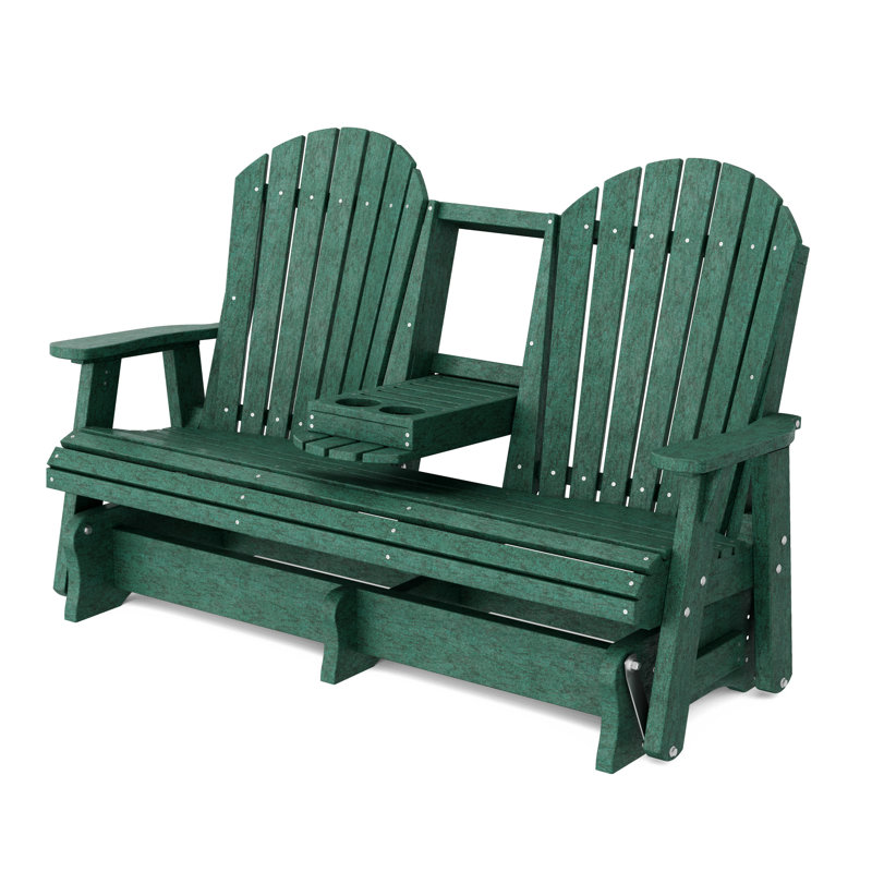 Fauteuil oscillant 5 pi avec console Heritage, Vert pelouse