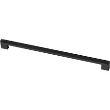 12" Industrial Pull Flat Black