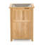 36 Gallons Outdoor Trash/Recycling Bins