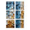 Ensemble de 6 reproductions d'art murales «Green Green» de Serenade sri-lankaise - Boho Tiles