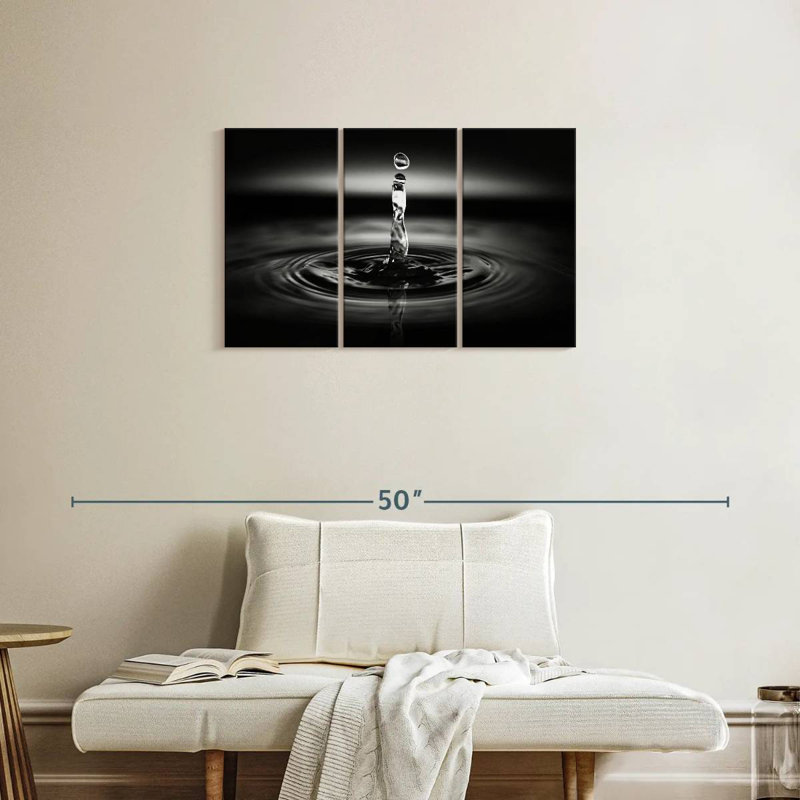 Kerrick Dramatic Water Drop, 20" H x 33" W