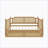 Traditional Style Rattan Daybed with 2 Drawers-1238356572-1225844905