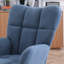Chaise berçante rembourrée avec siège rembourré et haut dossier Teddy-924000004