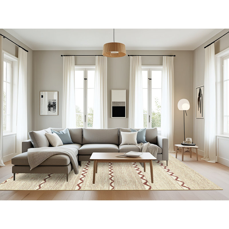 Tapis abstrait moderne 2918, Rectangle 8 pi x 10 pi