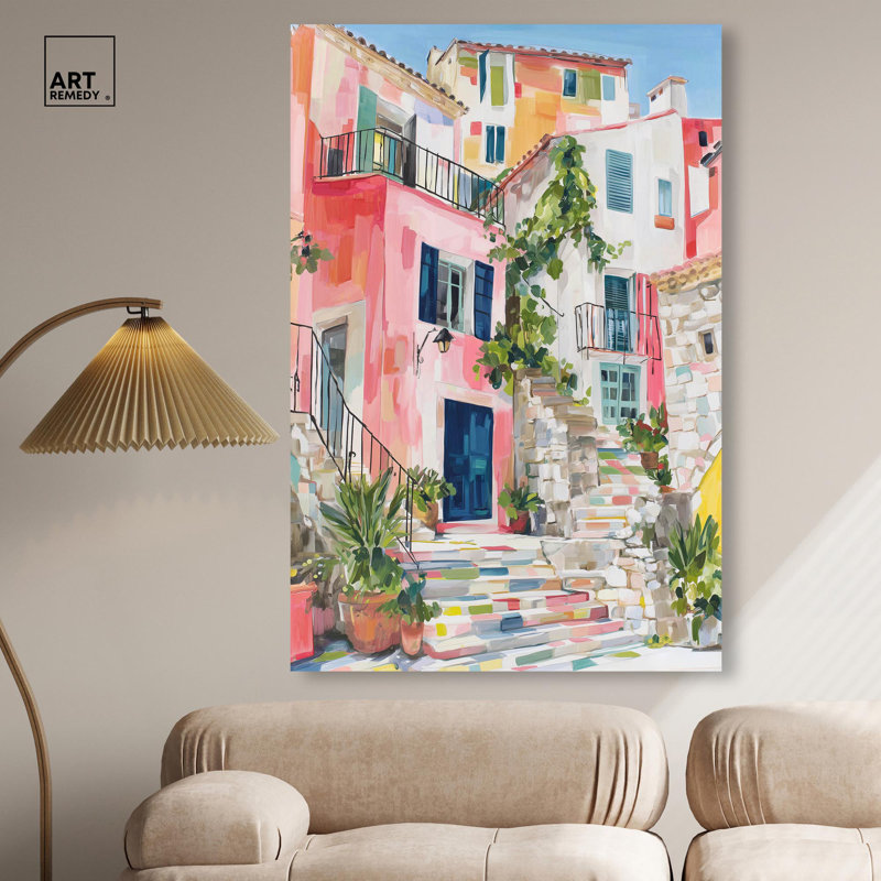 Bright Days Ahead Canvas Print Coastal Wall Decor by Art Remedy, Gallery Wrapped, 36 x 54, 54" H x 36" W, Gallery Wrapped