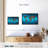 Amnen Ocean World Map Canvas Print-102669415