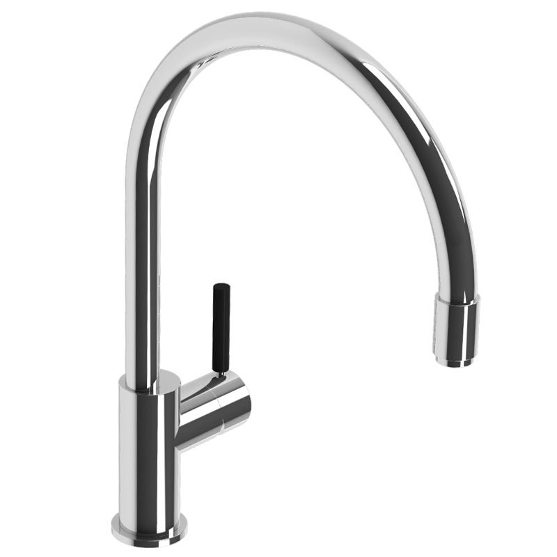 XO Single Handle Kitchen Faucet, Brushed Nickel