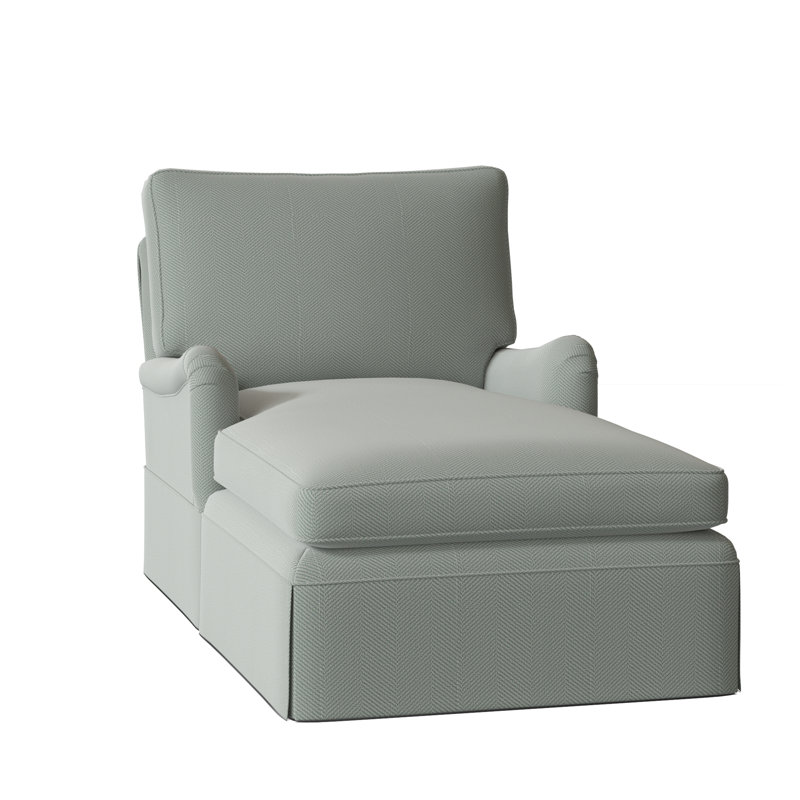 London Chaise Lounge, Avery Aquamarine