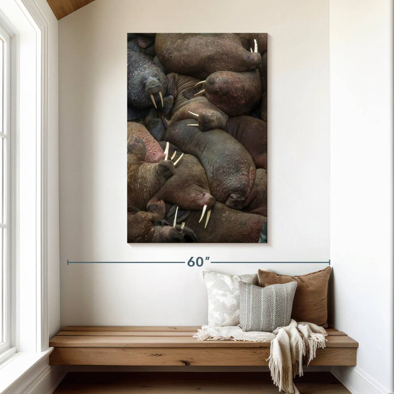 Brampt Walrus Rookery, 48" H x 32" W