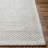 Rectangle Dishant Polyester/Wool Area Rug in Gray-793645071