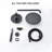 10" Matte Black Roud Rain Shower Head And Handheld Shower Head Set-129525332